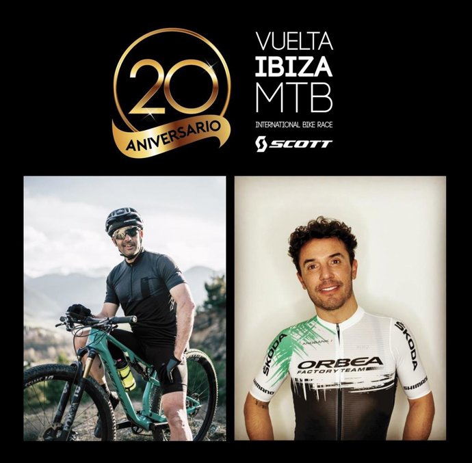 José Antonio Hermida y Joaquim 'Purito' Rodríguez participarán en la XX Vuelta a Ibiza en MTB, los días 30 y 31 de octubre y 1 de noviembre de 2021
