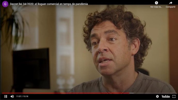 El Gremi de Restauració celebra el aniversario del decreto ley que redujo el alquiler comercial