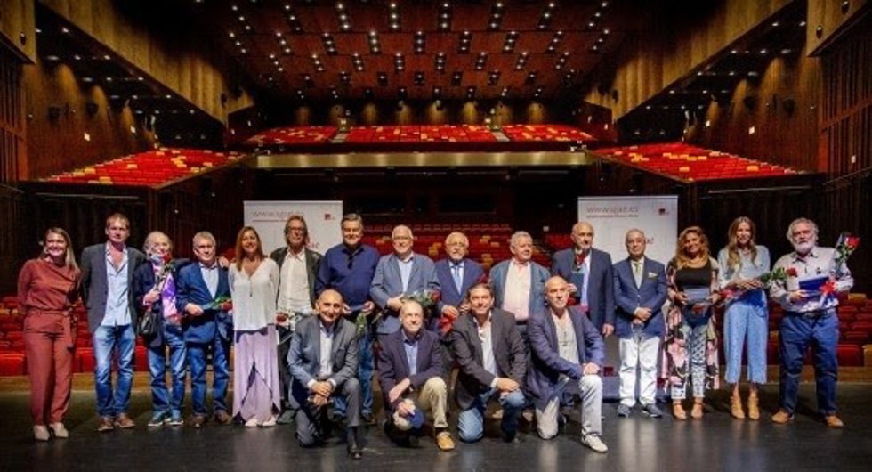 Ceremonia de homenaje a los miembros de la SGAE que cumplen 50 años en la entidad