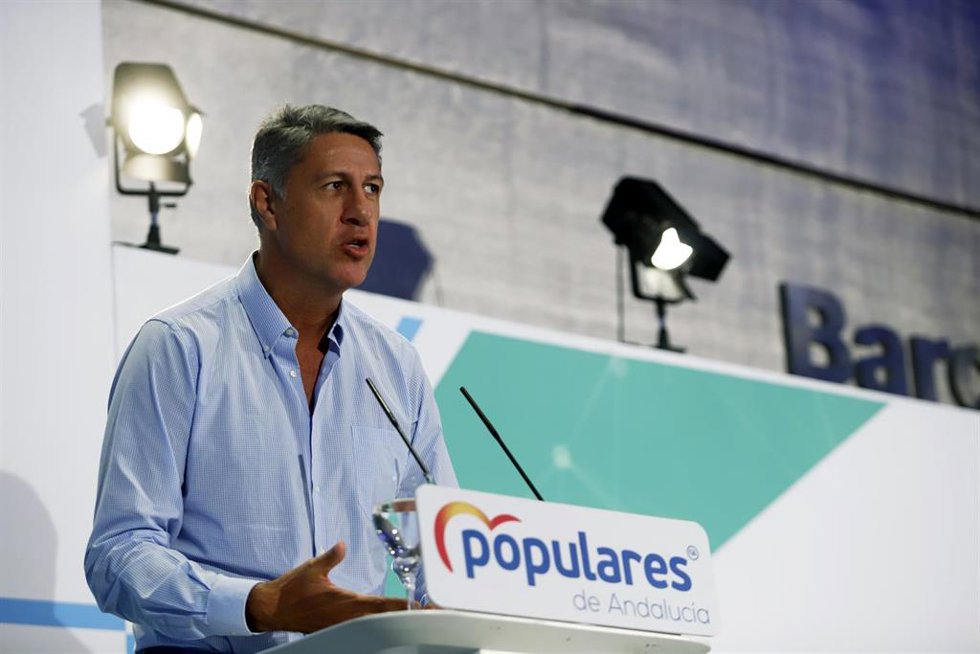 Archivo - Intervención del alcalde de Badalona, Xavier García Albiol, en la clausuran el Consejo de Alcaldes del PP , Málaga a 26 de septiembre 2020