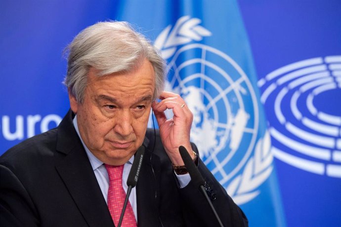 Archivo - El secretario general de la ONU, António Guterres
