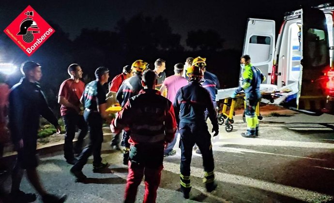 Rescate de un hombre en Beniarrés