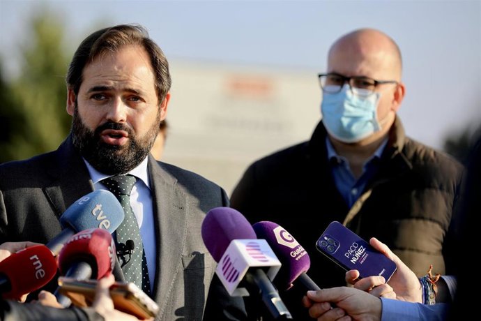 El presidente del PP, Paco Cúñez, en Guadalajara.