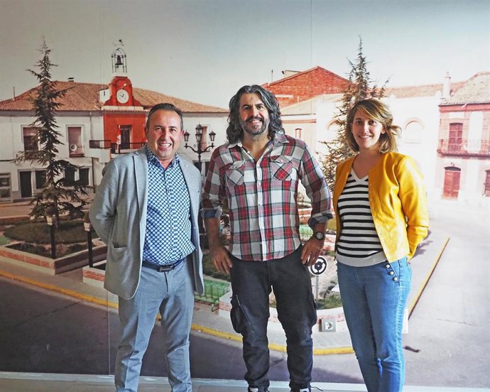 Alfonso Romo (i), JJ Vaquero y Ana González.