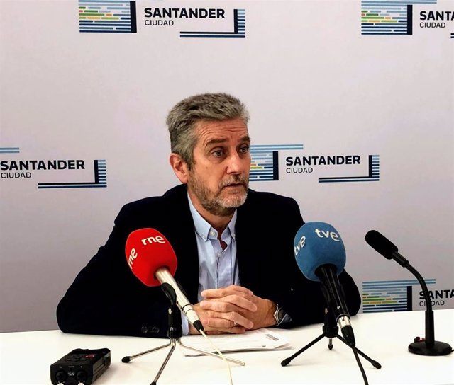 El portavoz del equipo de Gobierno de Santander y del Grupo Cs, Javier Ceruti