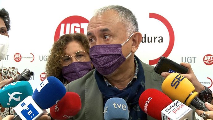El secretario general de UGT, Pepe Álvarez,