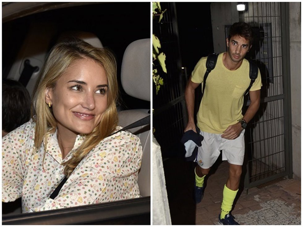 Alba Carrillo y Santi Burgoa se reencontraron en el cumpleaños del hijo de la modelo, Lucas