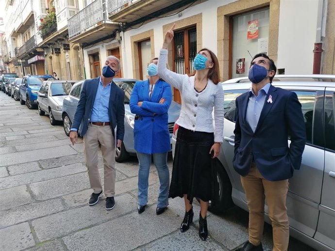 Ángeles Vázquez, Conselleira De Vivenda, En Una Visita En Ferrol