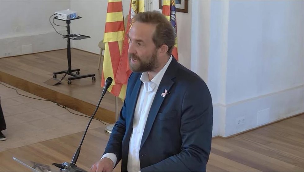 El secretario de Estado de Turismo, Fernando Valdés, en el V Congreso Nacional de Ecoturismo en Menorca.