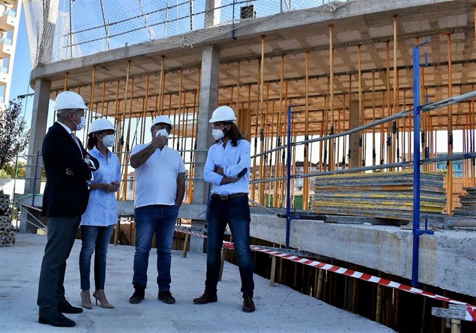 Visita a las obras del Conservatorio Superior de Jaén.