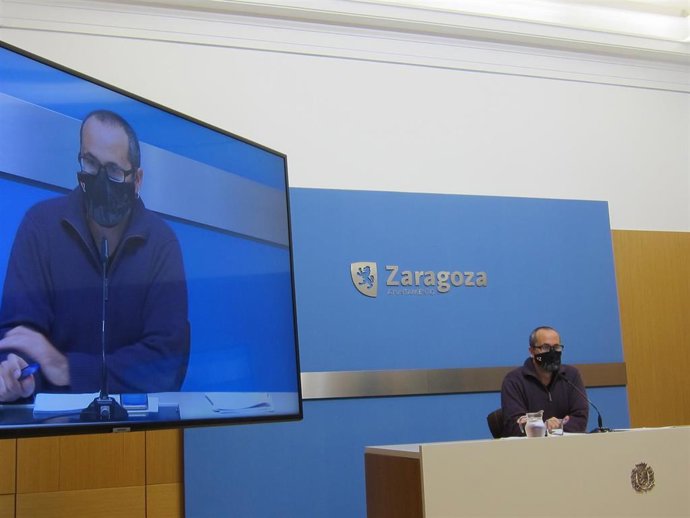 El concejal de ZeC en el Ayuntamiento de Zaragoza, Alberto Cubero