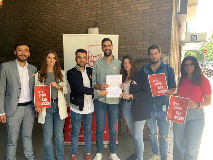 El líder de Joves en Valncia, Víctor Camino, presenta su candidatura a secretario general de Juventudes Socialistas