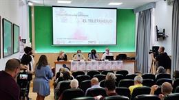 Carmen Castilla en las jornadas de teletrabajo organizadas en Cádiz.