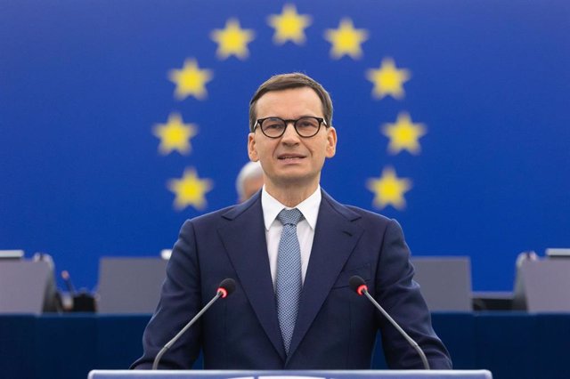 Mateusz Morawiecki, primer ministro de Polonia, comparece ante la Eurocámara