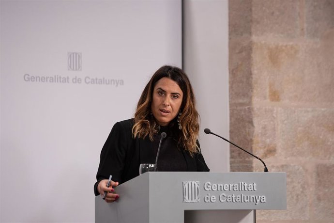 La portavoz del Govern, Patrícia Plaja.
