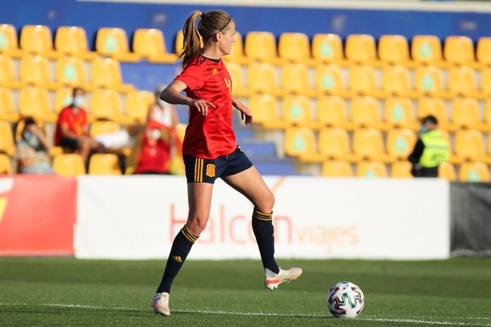 Archivo - Irene Paredes Hernandez of Spain in action during the women international friendly match played between Spain and Belgium at Santo Domingo stadium on Jun 10, 2021 in Alcorcon, Madrid, Spain.
