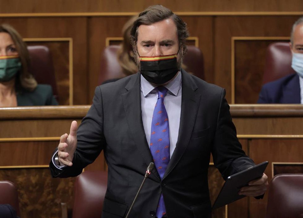 El portavoz de Vox en el Congreso, Iván Espinosa de los Monteros