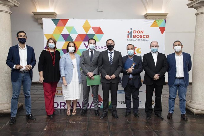 Autoridades en la clausura de la V edición de 'Impulsando la empleabilidad'.