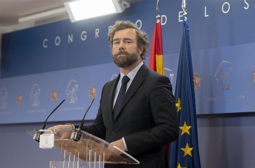 El portavoz de Vox en el Congreso, Iván Espinosa de los Monteros