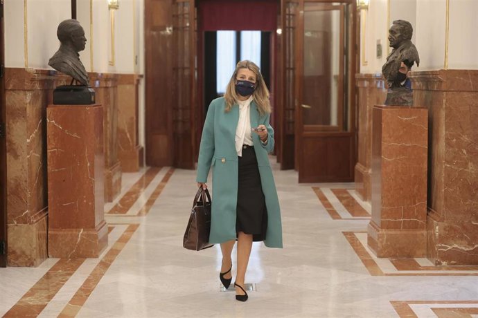 La vicepresidenta segunda del Gobierno y ministra de Trabajo, Yolanda Díaz