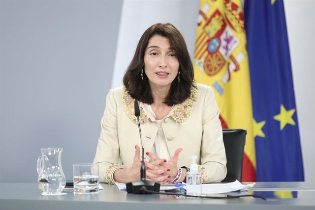 La ministra de Justicia, Pilar Llop, en una rueda de prensa posterior al Consejo de Ministro
