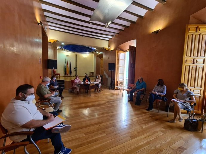 Reunión sobre el dispositivo temporero.