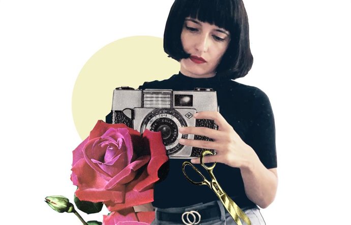 La creadora Lara Lars y su collage ilustrativo da inicio este viernes en CaixaForum Zaragoza a los 'Encuentros con'.