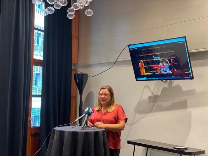 La vicepresidenta del Consell de Mallorca y consellera de Cultura, Patrimonio y Política Lingüística, Bel Busquets.