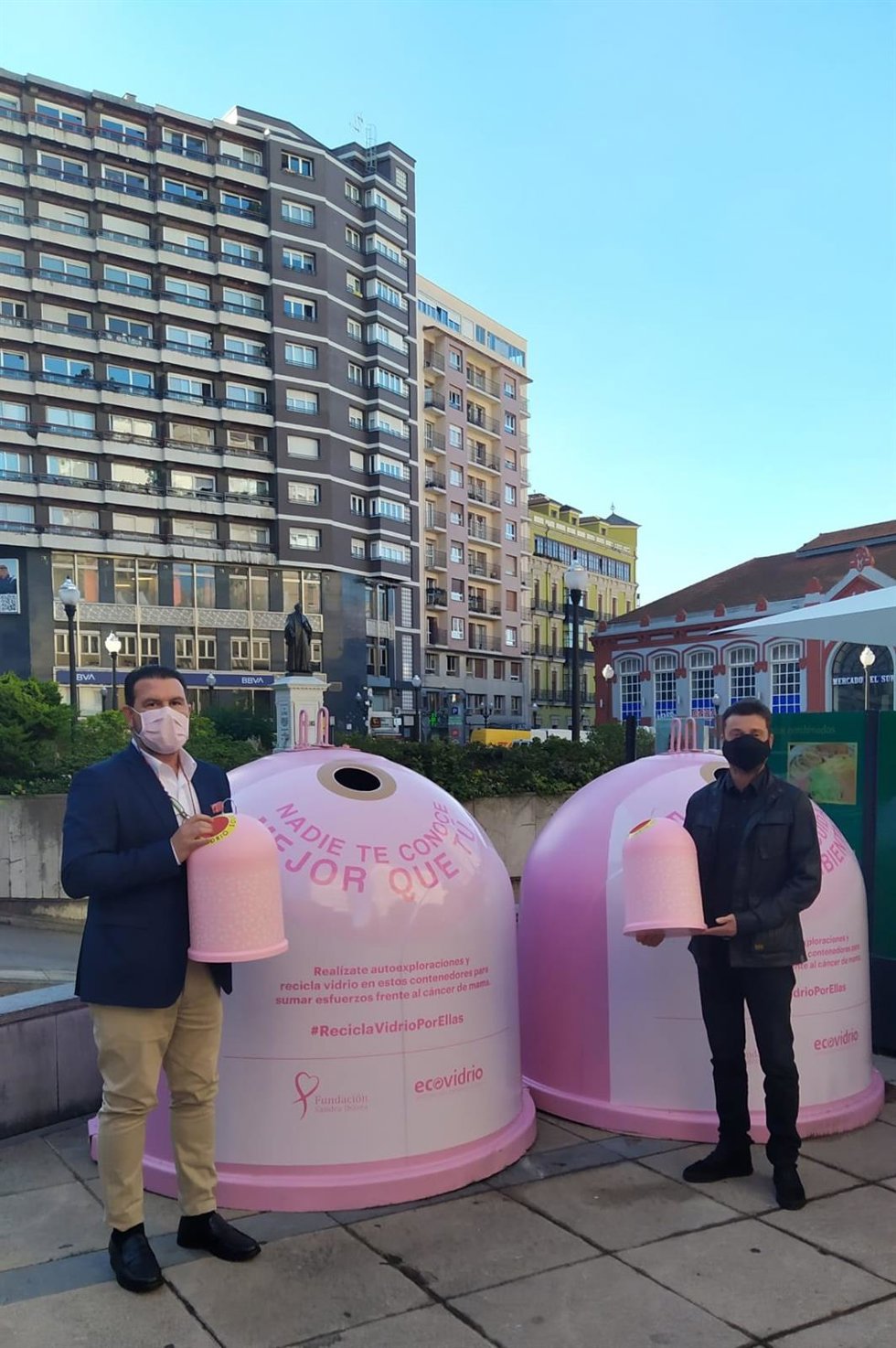 Presentación en Gijón de la campaña 'Recicla Vidrio por ellas