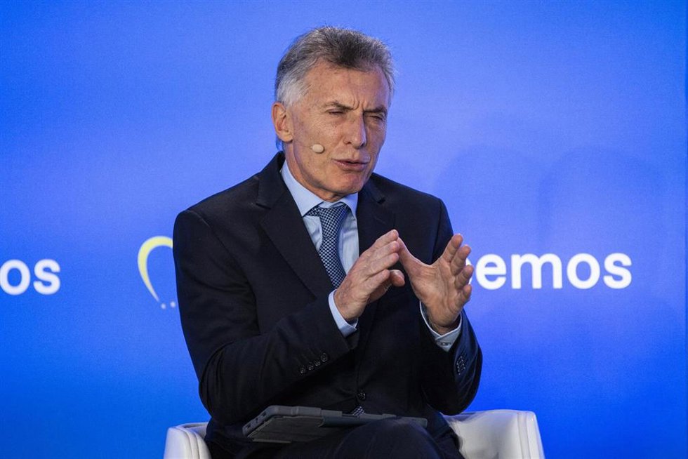 Archivo - El expresidente de Argentina Mauricio Macri