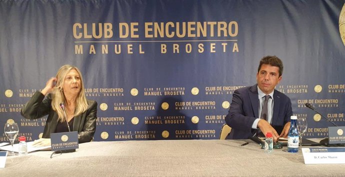 El presidente del PPCV, Carlos Mazón, participa en la Tribuna del Club de Encuentro Manuel Broseta