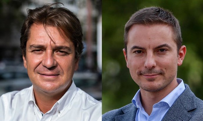 Los candidatos a la Secretaría General del PSOE-M Javier Ayala y Juan Lobato