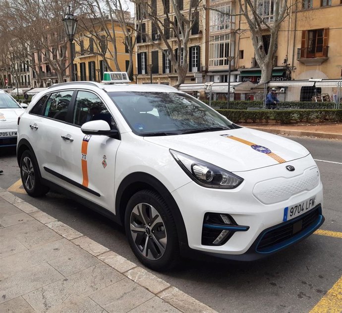 Un taxi eléctrico de Palma.