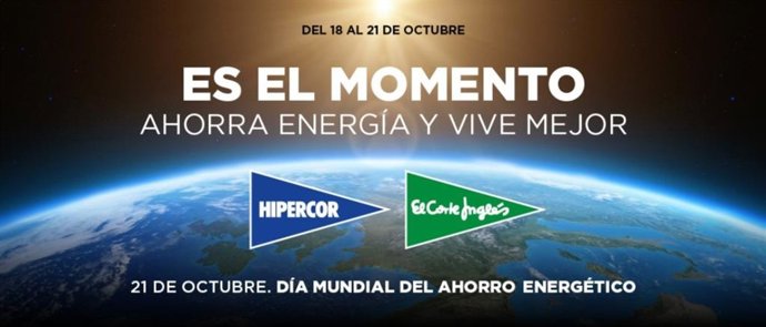 Cartel de su campaña para concienciar sobre el ahorro de energía