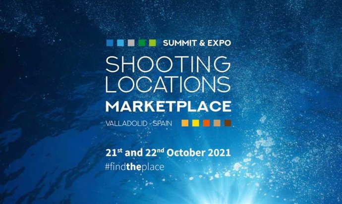 Cartel del Shooting Locations Marketplace, que se celebra este jueves y viernes en Valladolid.