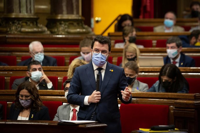 Arxiu - El president de la Generalitat de Catalunya, Pere Aragons