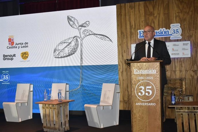 Carnero, durante su intervención hoy.