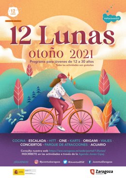 Cartel anunciador del programa '12 Lunas'.