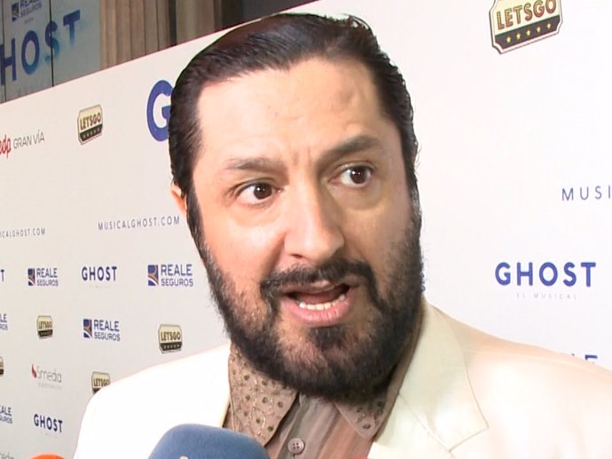 Rafael Amargo, en el estreno de 'Ghost, el musical'