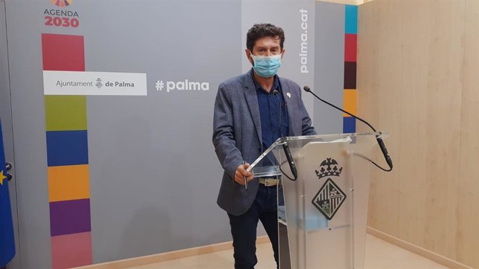 El portavoz del Ayuntamiento de Palma, Alberto Jarabo, en una imagen de septiembre.