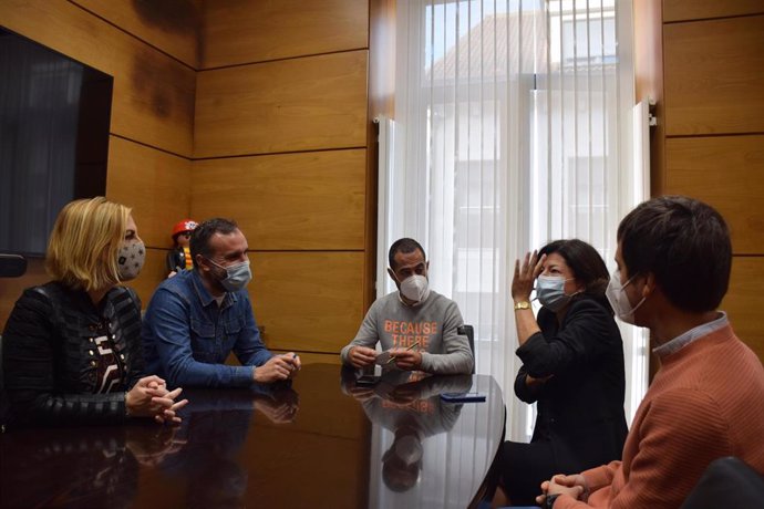 Susana Madera, Alberto Pajares, Ángel García, Yolanda Román y Víctor Romía.