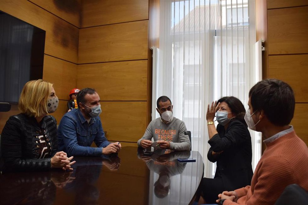 Susana Madera, Alberto Pajares, Ángel García, Yolanda Román y Víctor Romía.