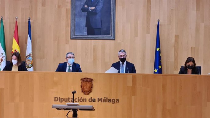 Pleno ordinario de la Diputación de Málaga de octubre de 2021