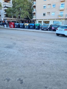 Obras en las calles Carles I y Francisco Rover en Palma.
