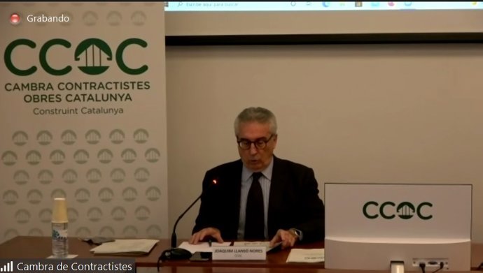 Presidente de la Cámara de Contratistas de Obras de Catalunya (CCOC), Joaquim Llansó