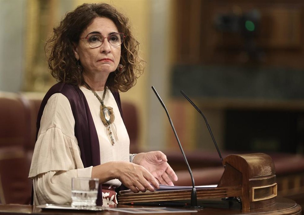 La ministra de Hacienda, María Jesús Montero.