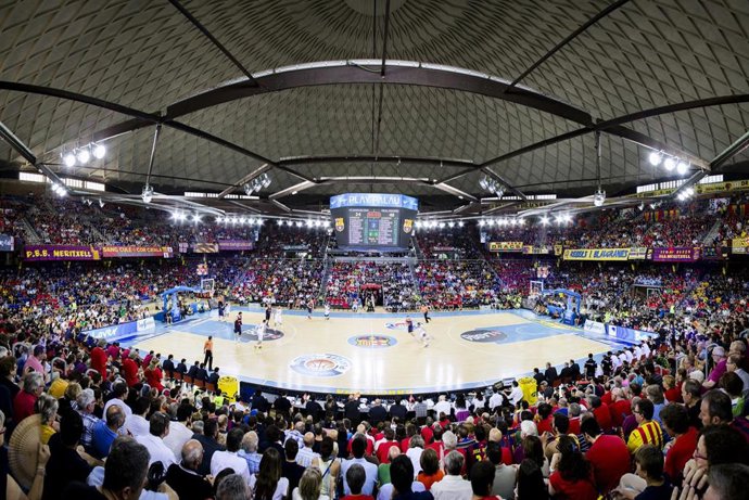 Vista general del Palau Blaugrana