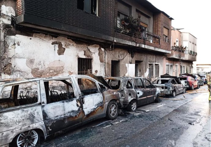 Estado en que quedó la vivienda tras el incendio