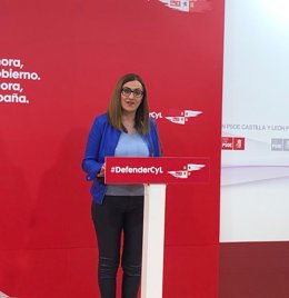 Archivo - La vicesecretaria general del PSOE, Virginia Barcones. Archivo