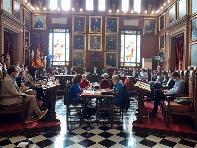 Segunda sesión del Debate del estado de la Ciudad en el Ayuntamiento de Palma.